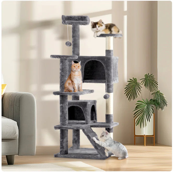 Multi-Level Cat Tree & Activity Tower ¨C Dark Grey