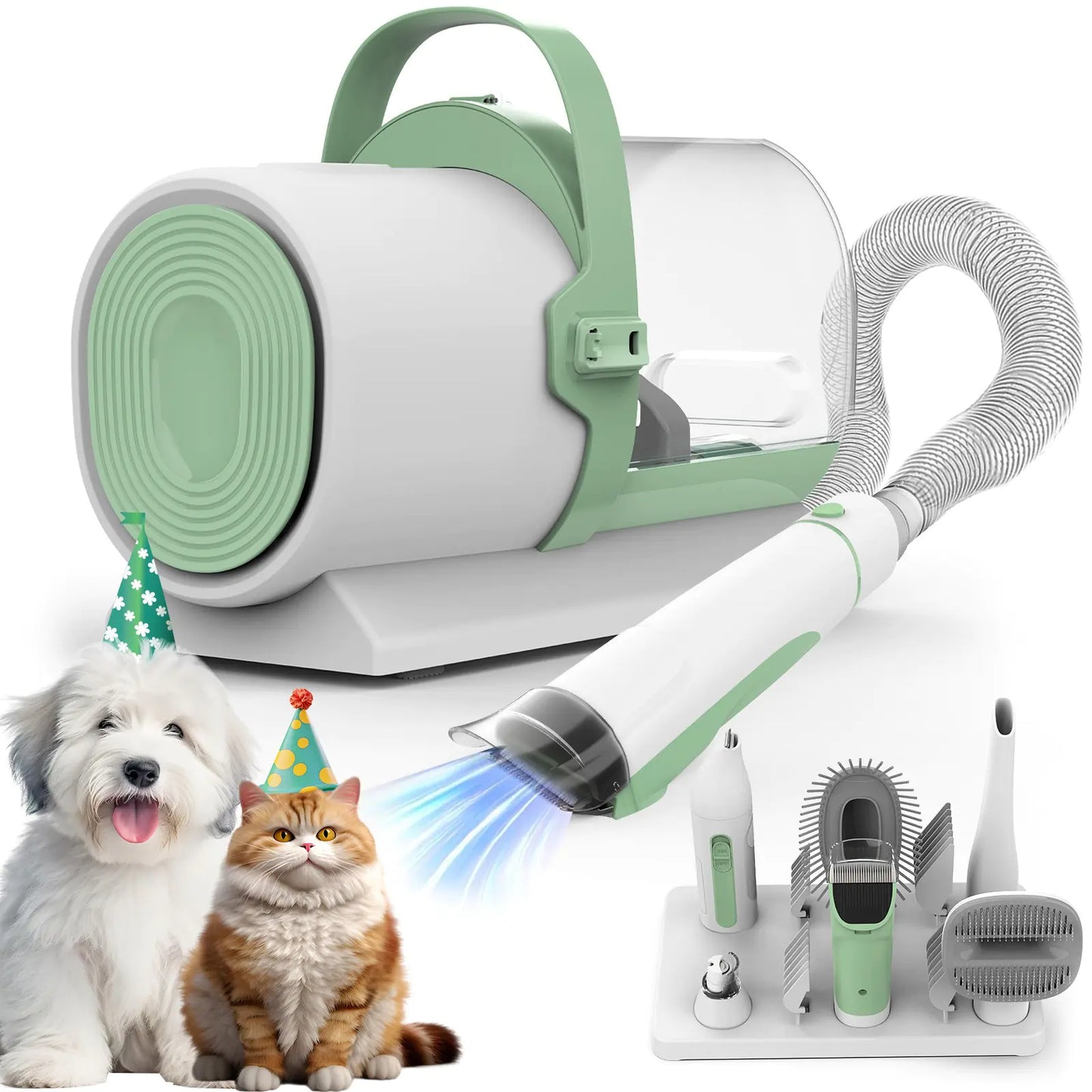 Pet Hair Remover Vacuum Grooming Machine